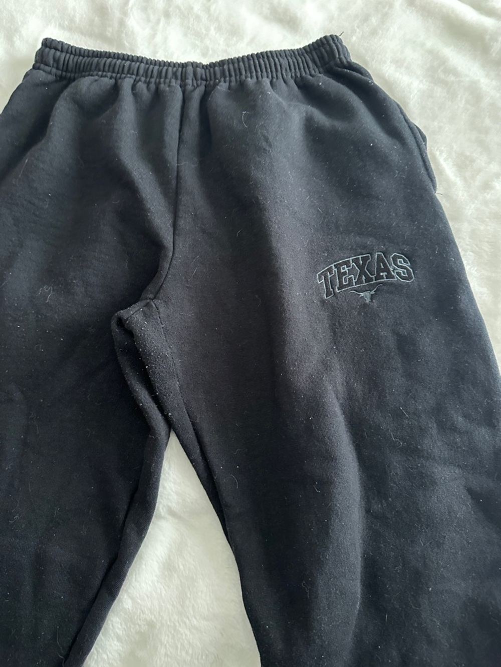 Russell Athletic Black Texas Logo Sweatpants